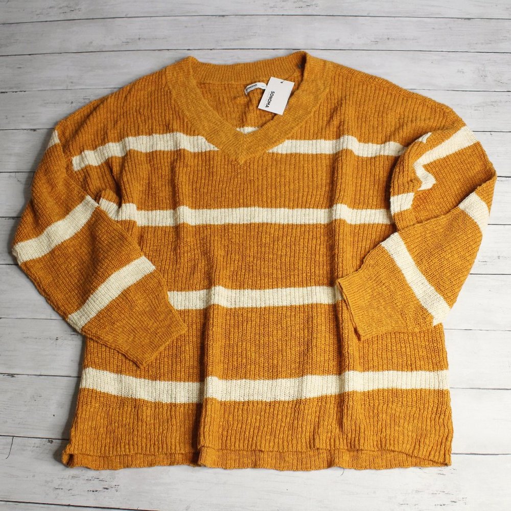 Sonoma Women's Tunic Sweater Plus Size 3X Long Sleeve Winter Cotton